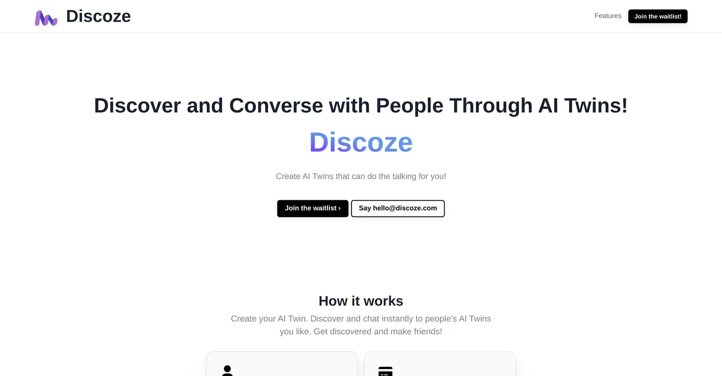 Discoze screenshot
