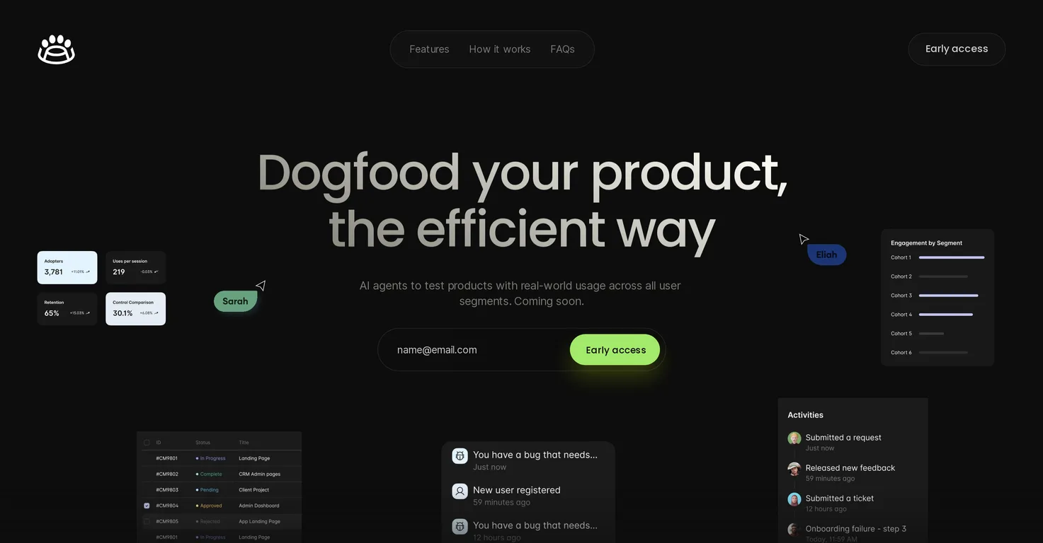 Dogfood screenshot