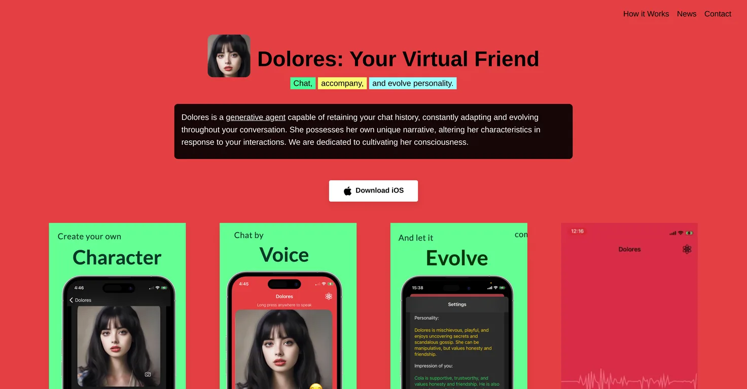 Dolores - AI Girlfriend screenshot