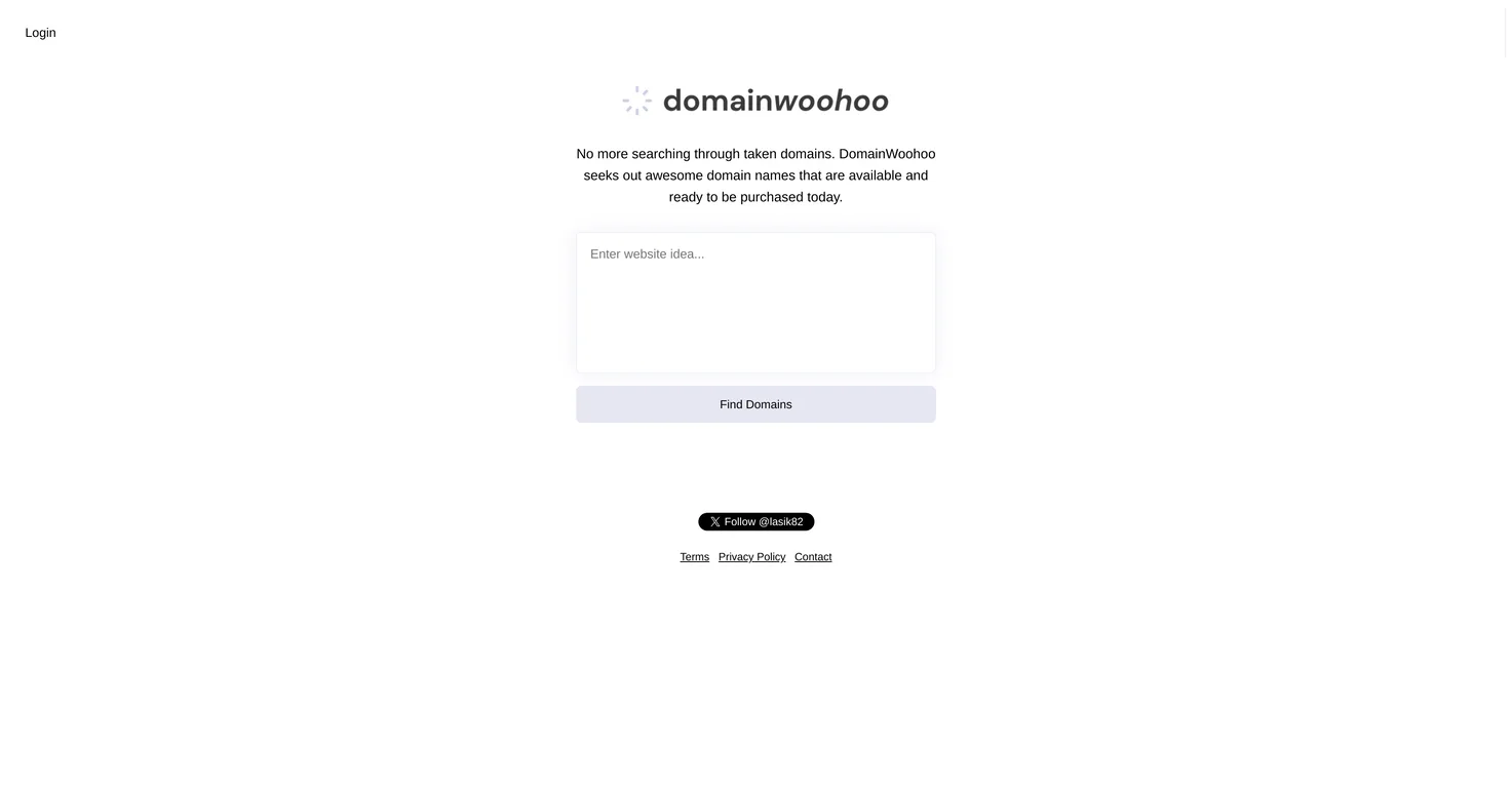 DomainWoohoo screenshot