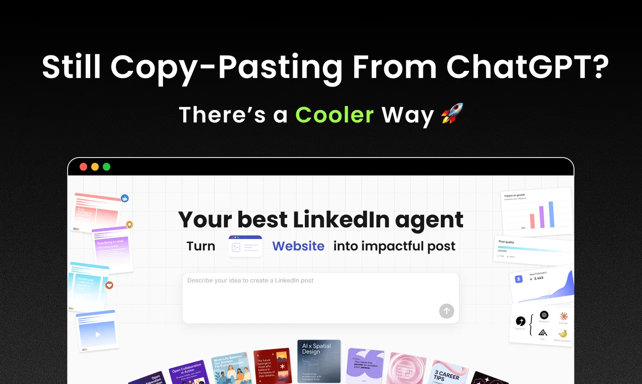 Dynal.AI | LinkedIn Agent & Post Generator screenshot