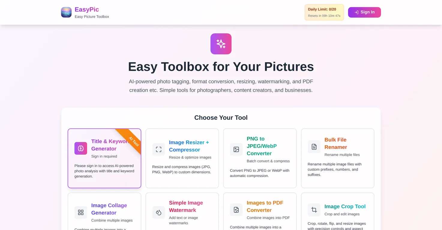 EasyPic.app screenshot