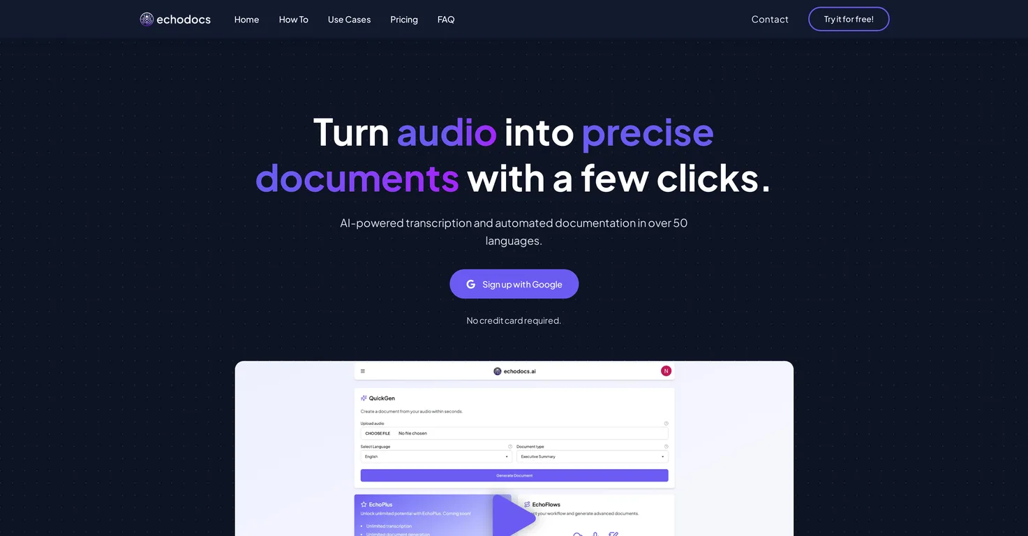 echodocs.ai screenshot