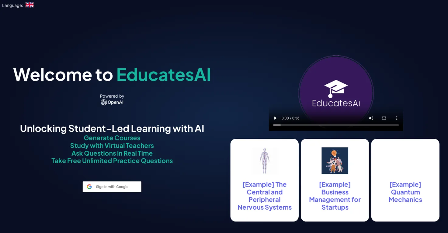 EducatesAI screenshot