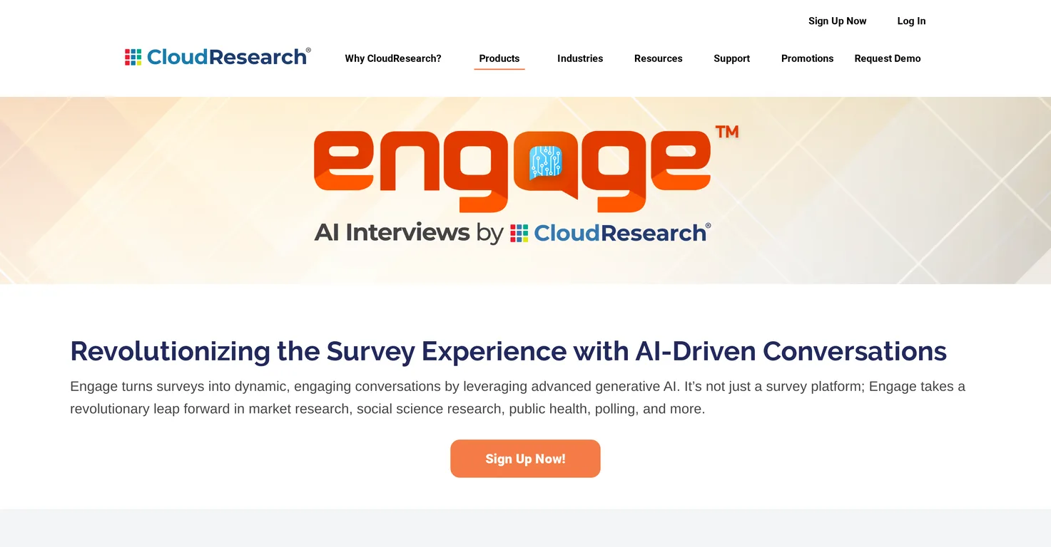 Engage by CloudResearch screenshot