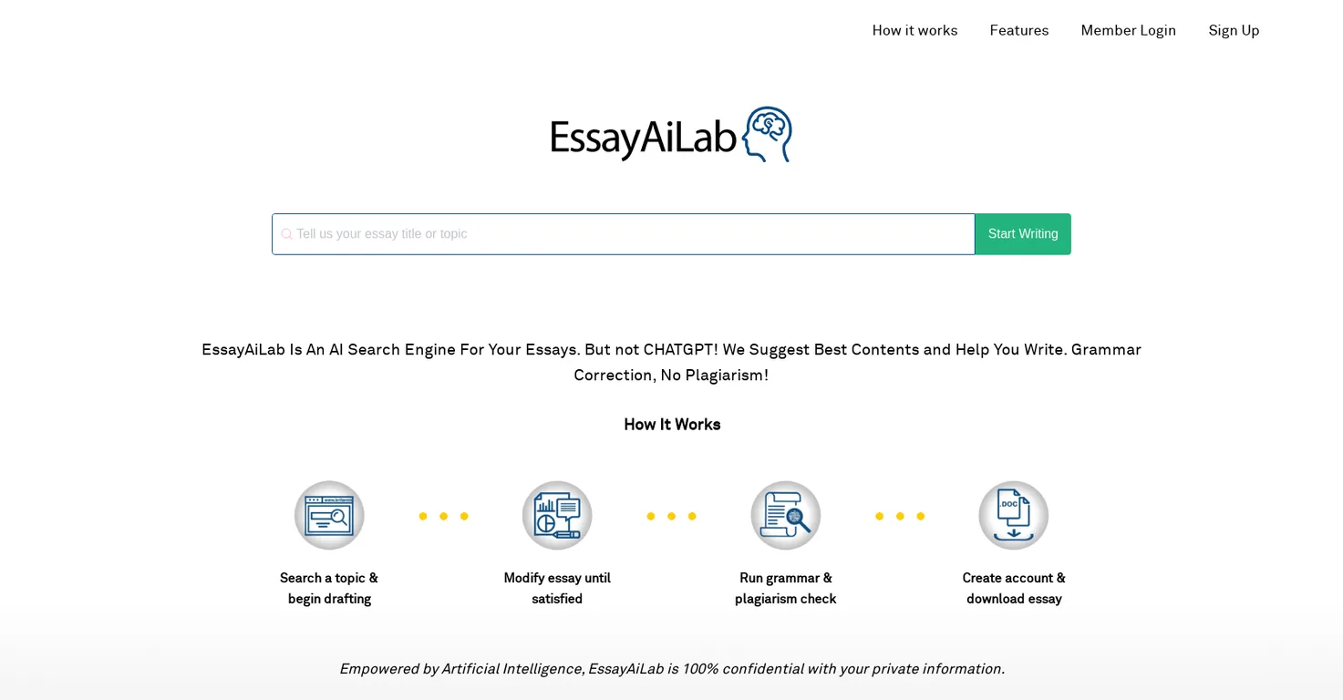 EssayAiLab screenshot