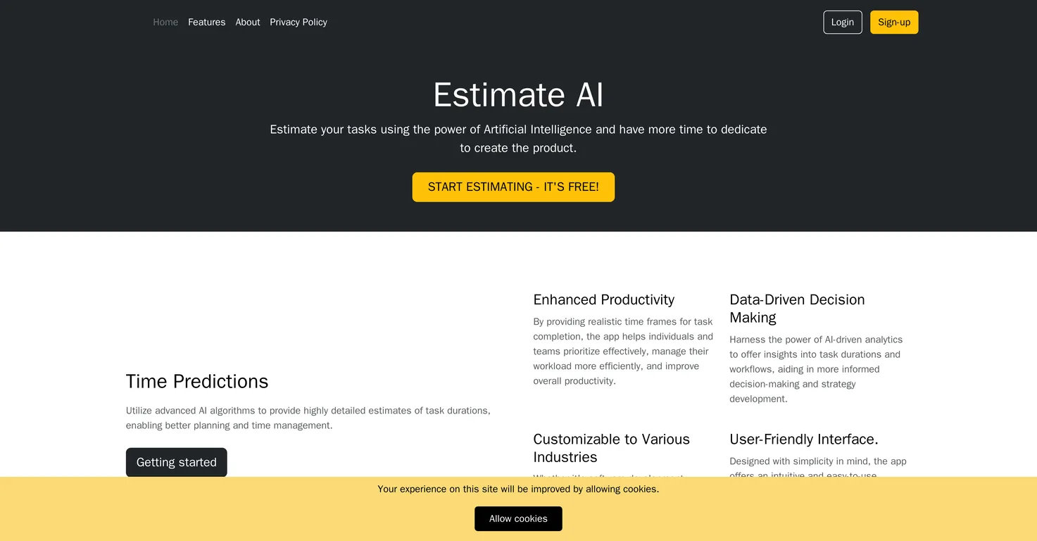 EstimateAI screenshot