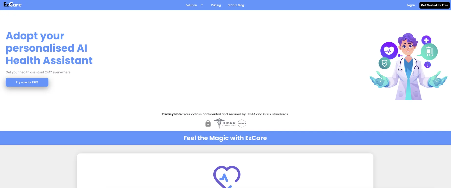EzCare screenshot