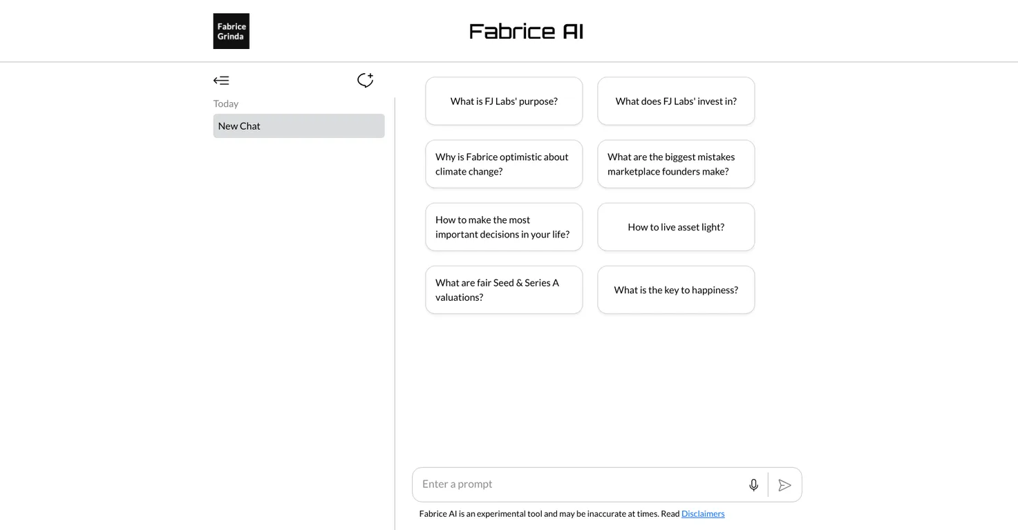 Fabrice AI screenshot