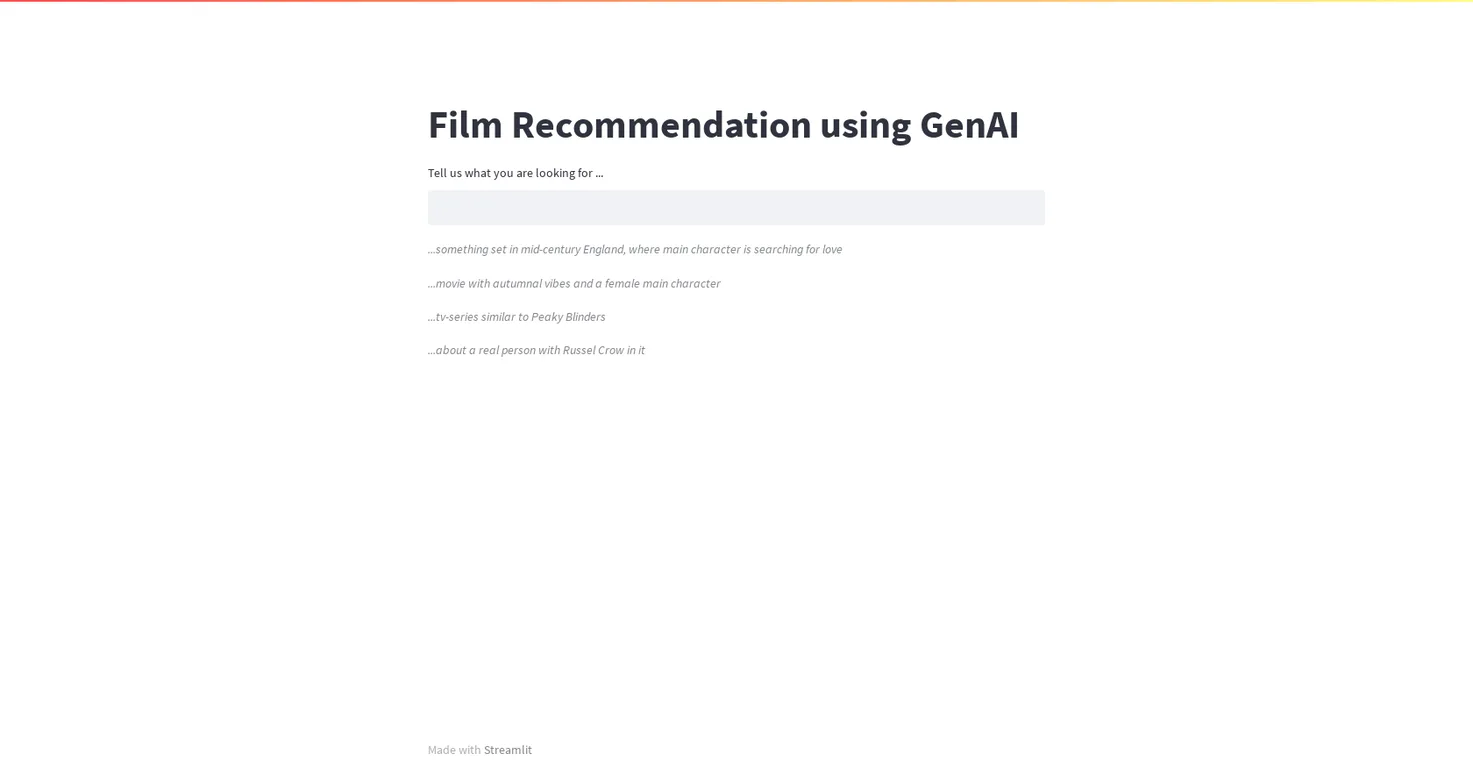 Filmfinder screenshot