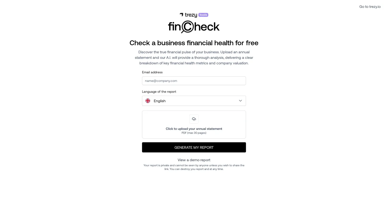 FinCheck by Trezy screenshot