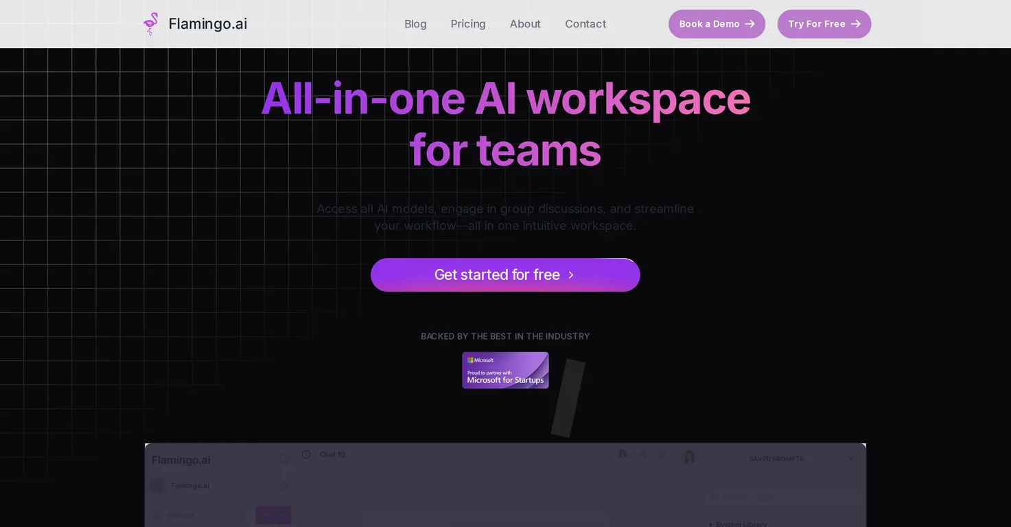 Flamingo.ai screenshot