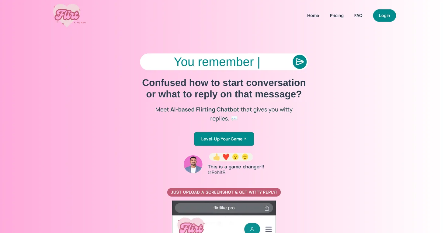 FlirtLikePro screenshot