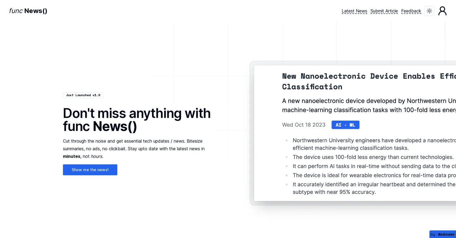 Func News screenshot