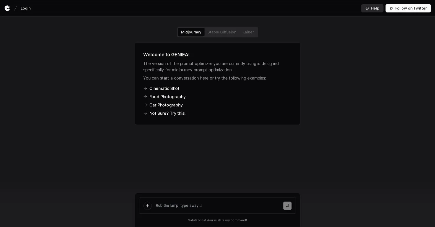 Geniea screenshot