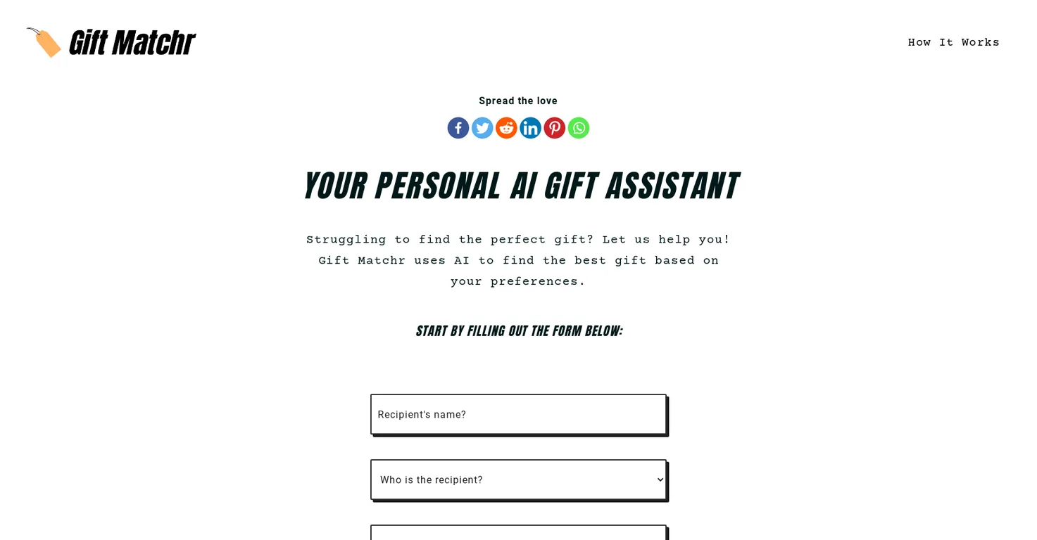 Gift Matchr screenshot