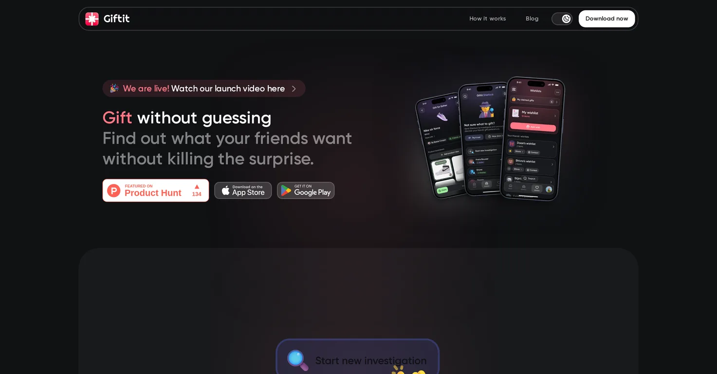 Giftit screenshot