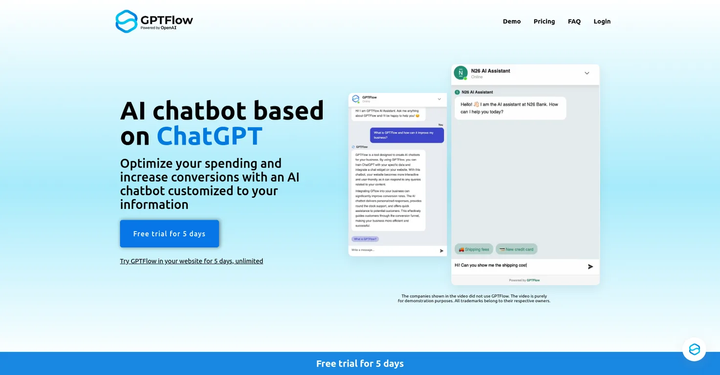 GPTflow screenshot