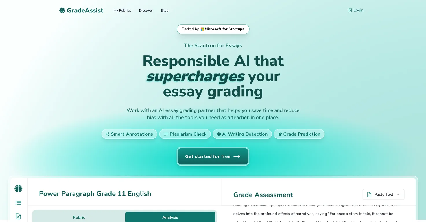GradeAssist screenshot
