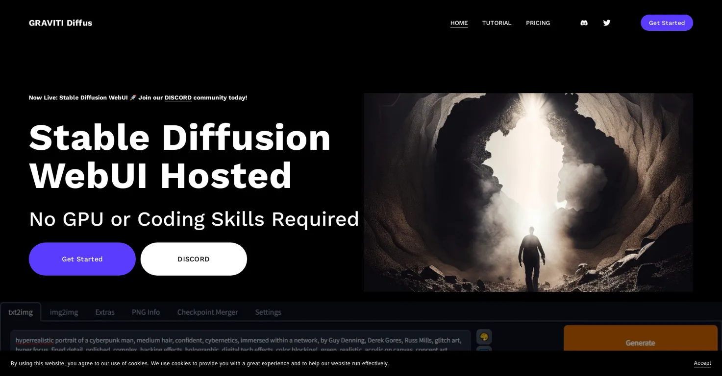 GRAVITI Diffus screenshot