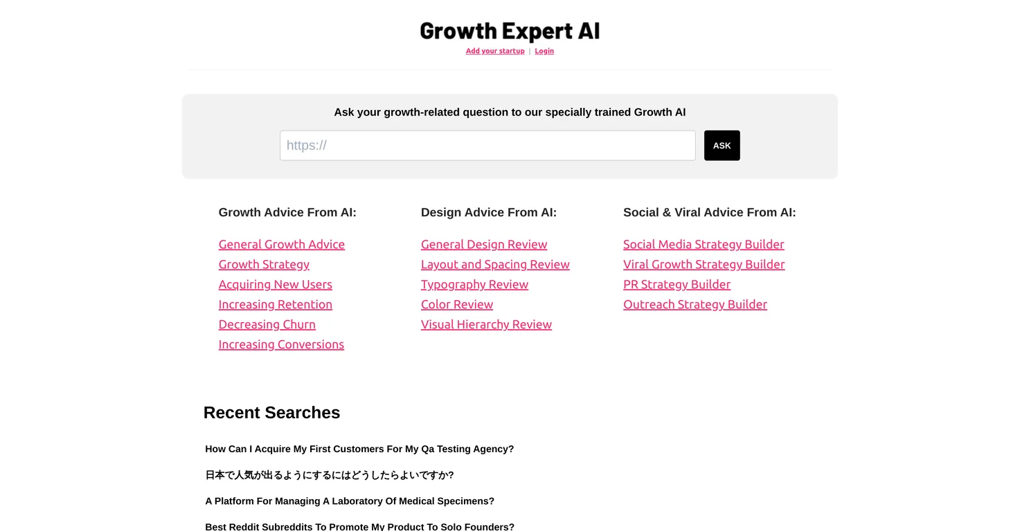 GrowthExpert screenshot