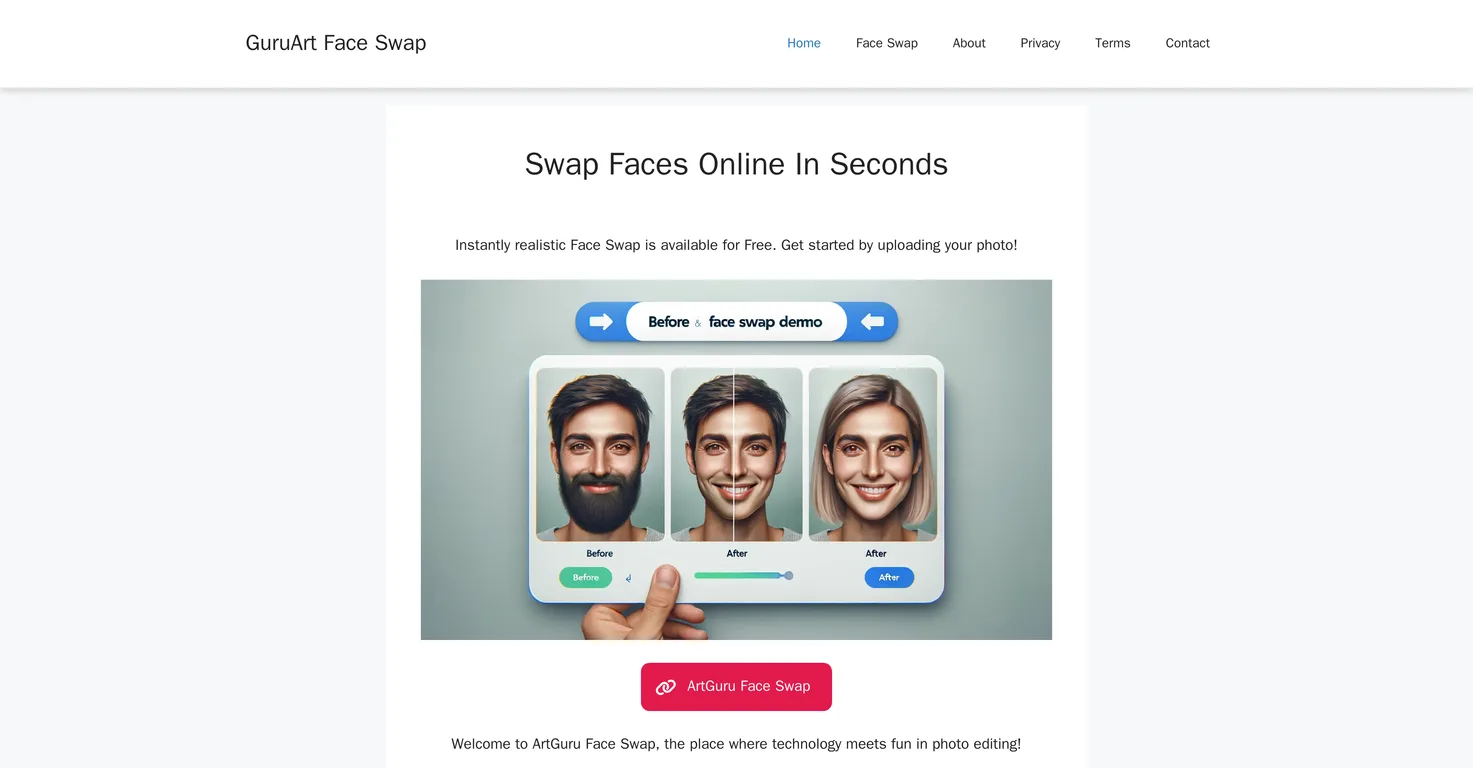 Guru Art Face Swap screenshot
