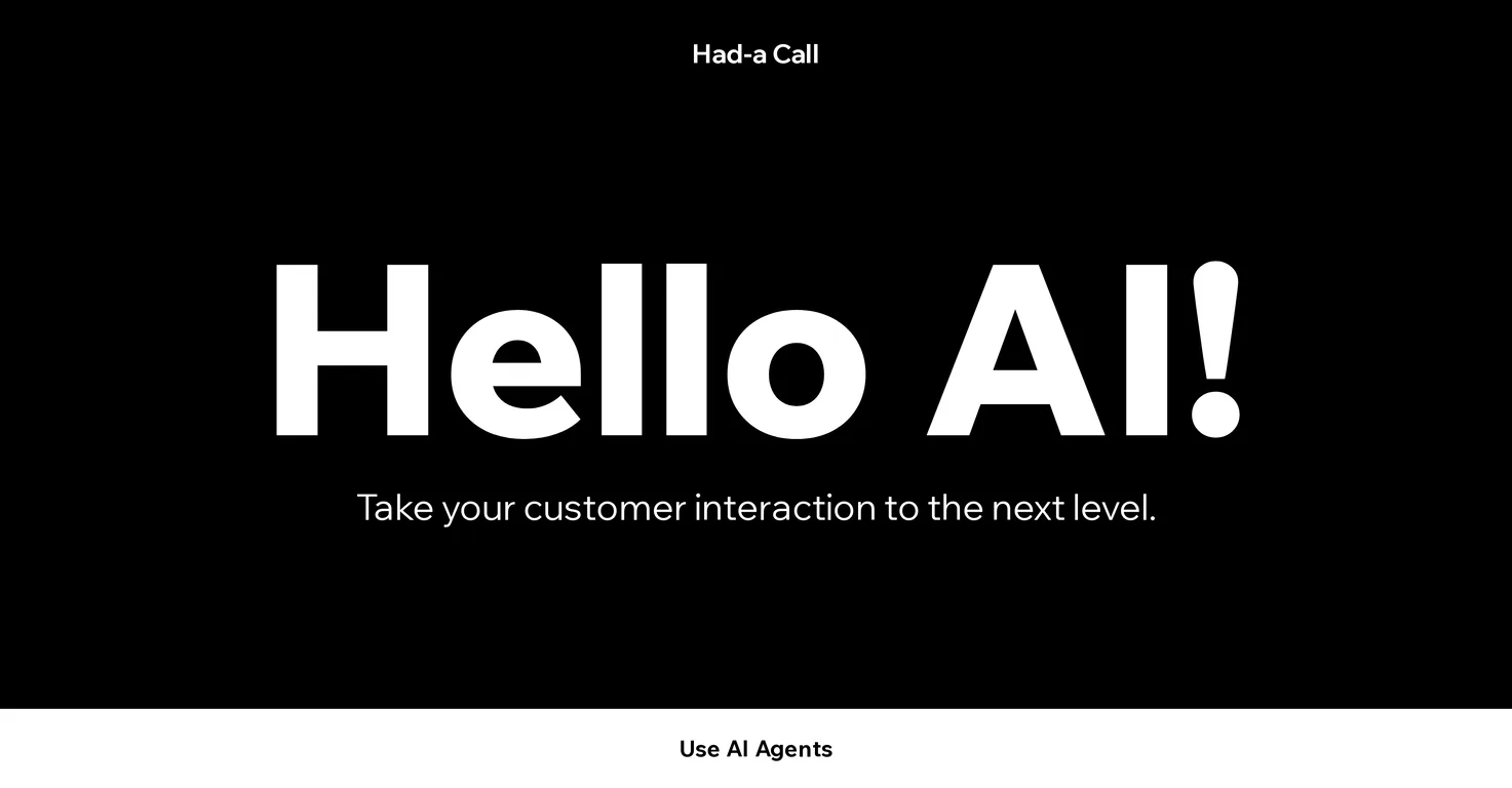 Had-a Call screenshot