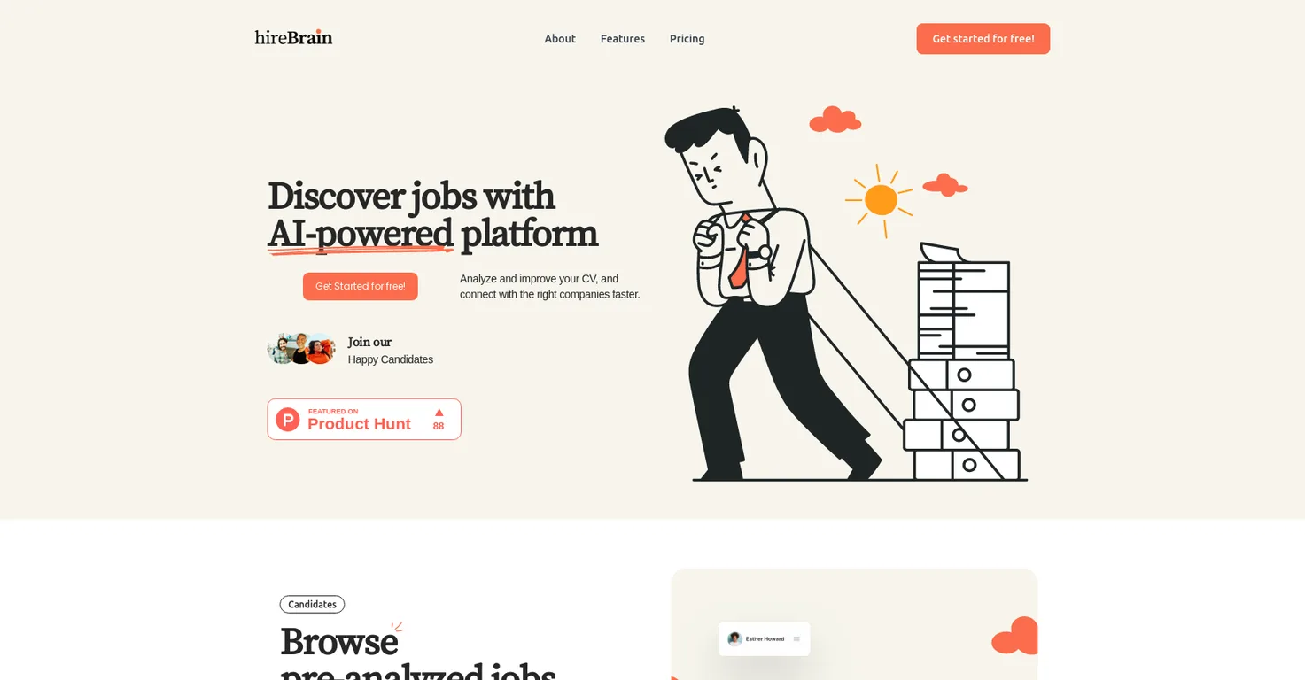 HireBrain screenshot