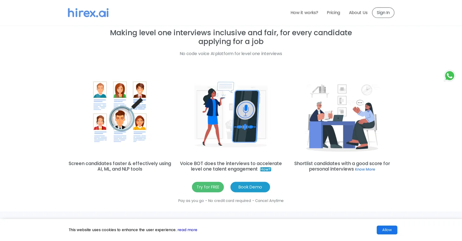 hirex.ai screenshot
