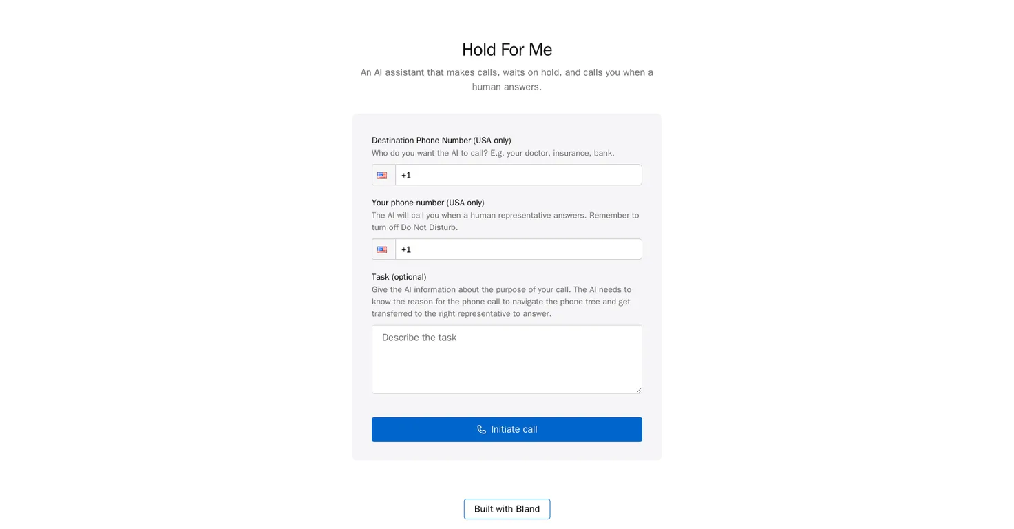 Hold For Me screenshot