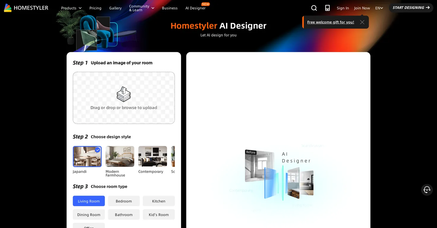 Homestyler screenshot
