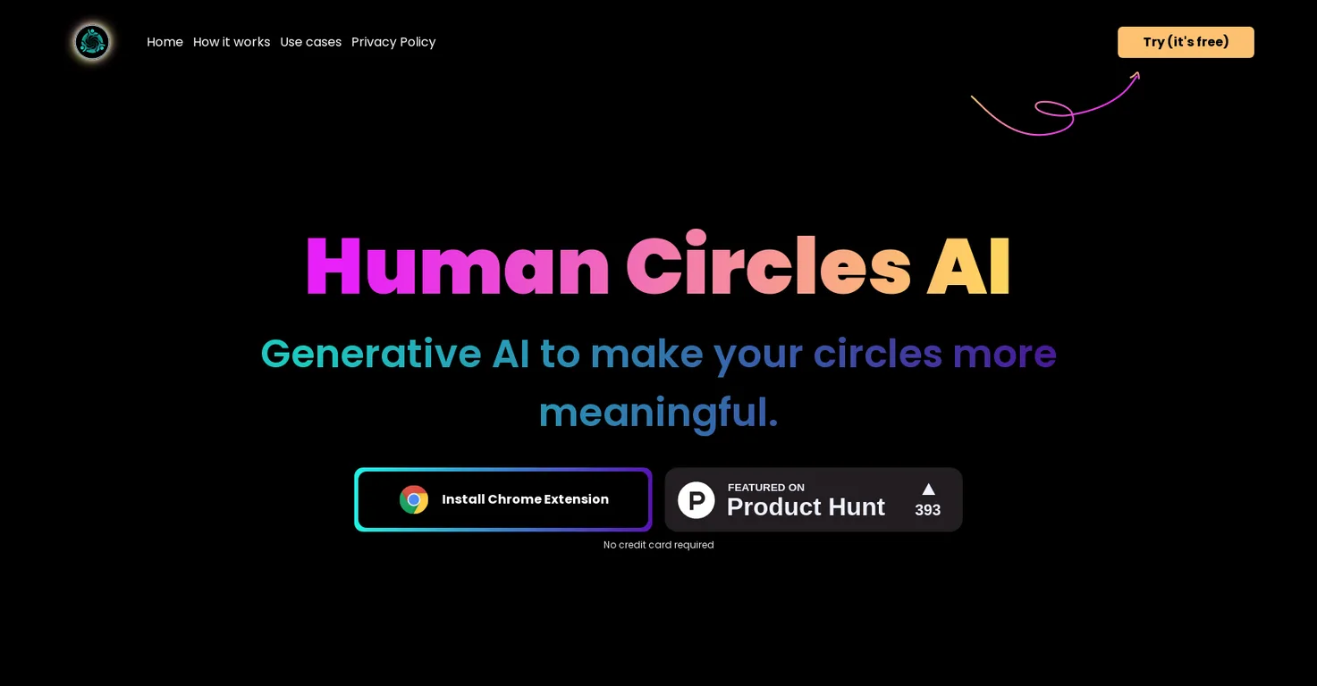 Humancircles screenshot