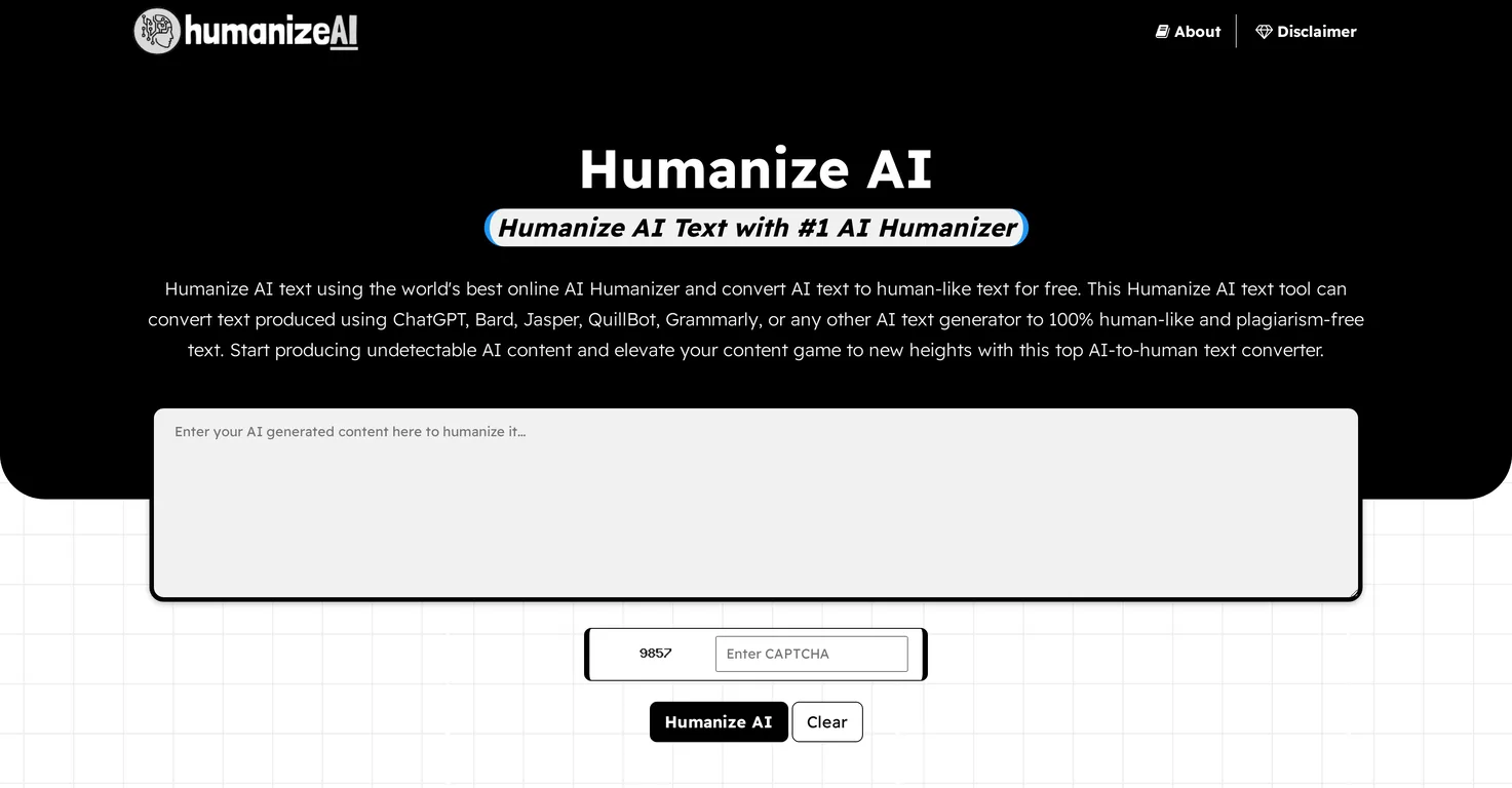 HumanizeAI.io screenshot