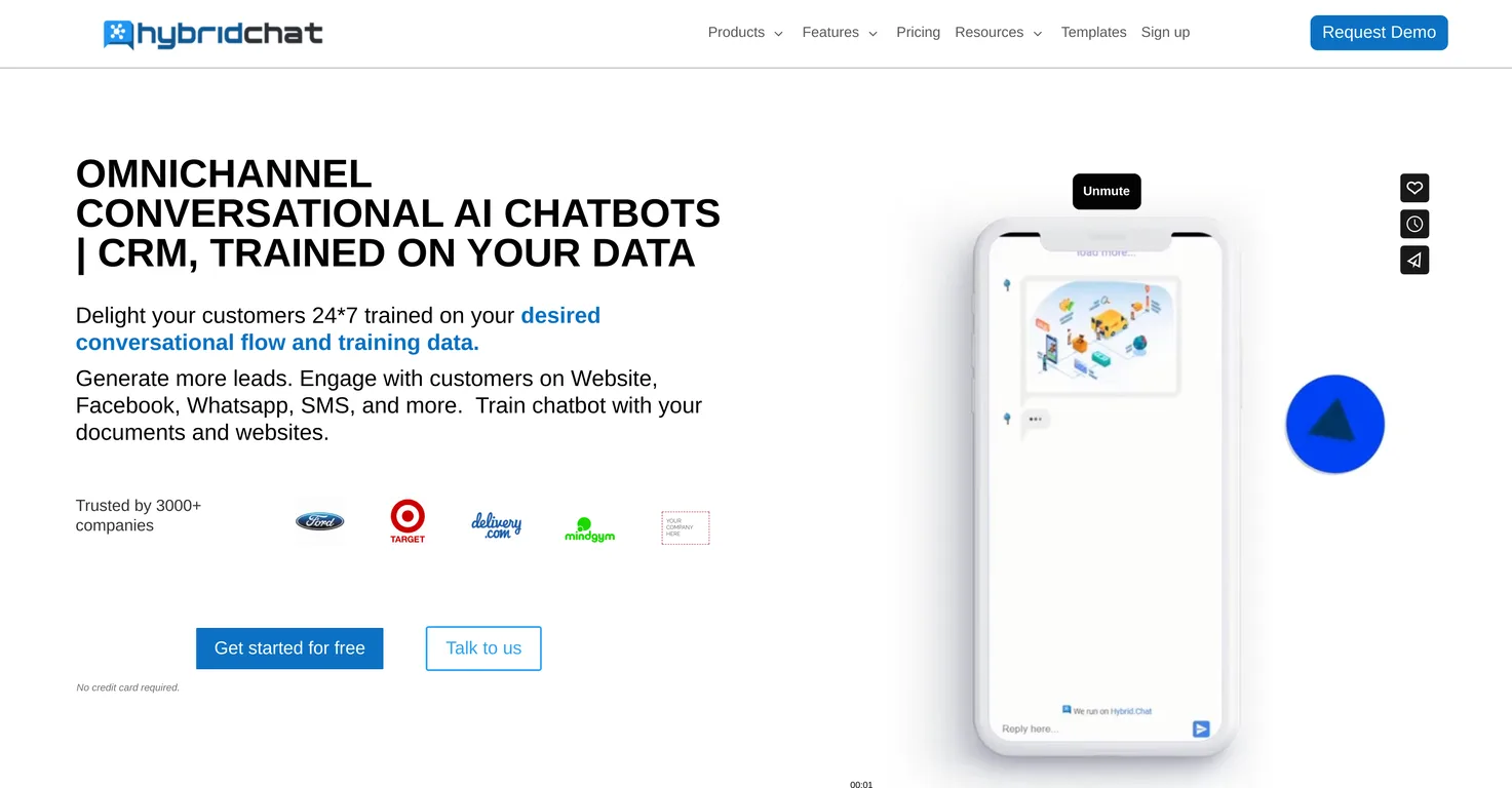 Hybrid Chat screenshot