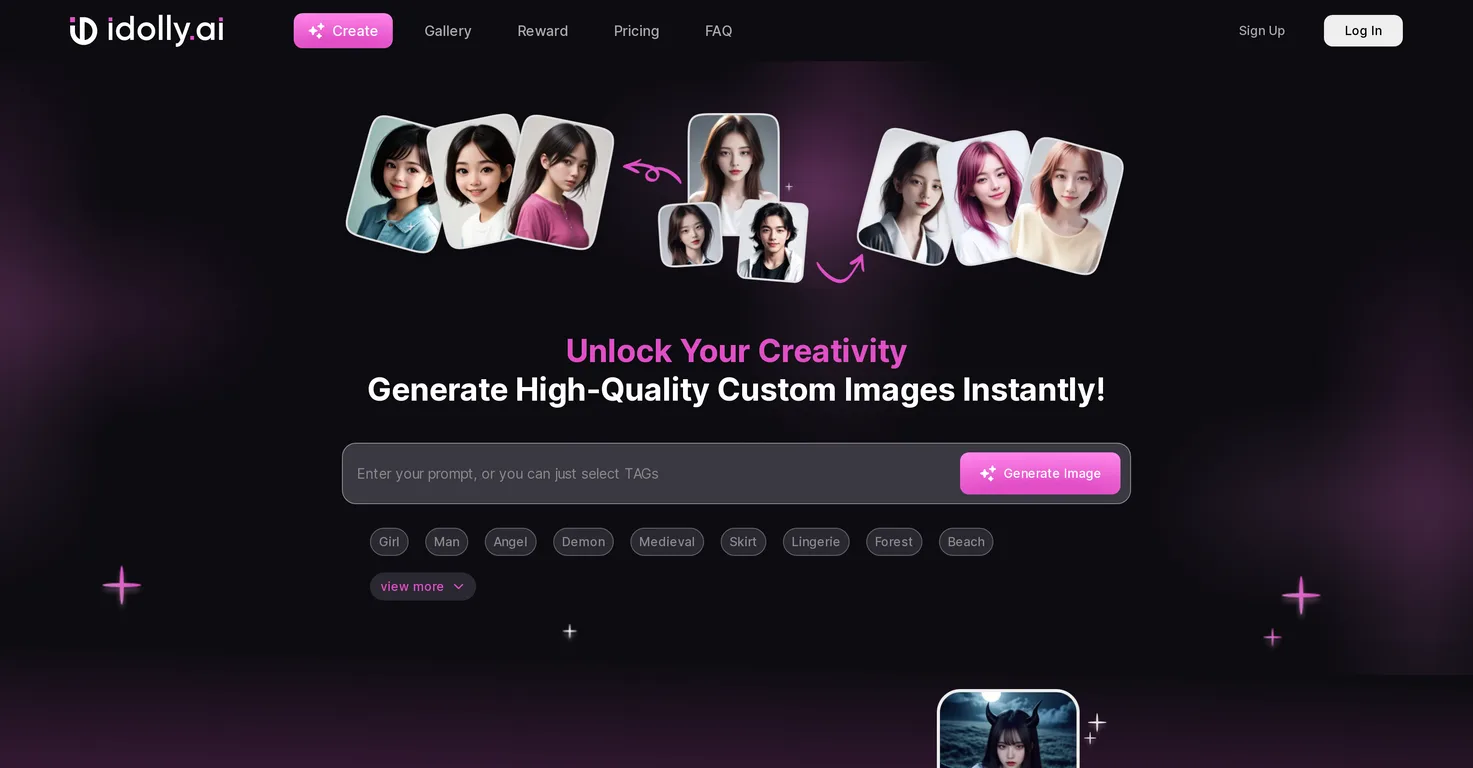Idolly screenshot