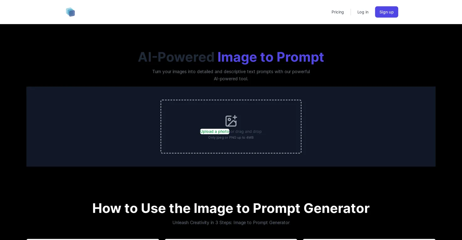 Image to Prompt screenshot