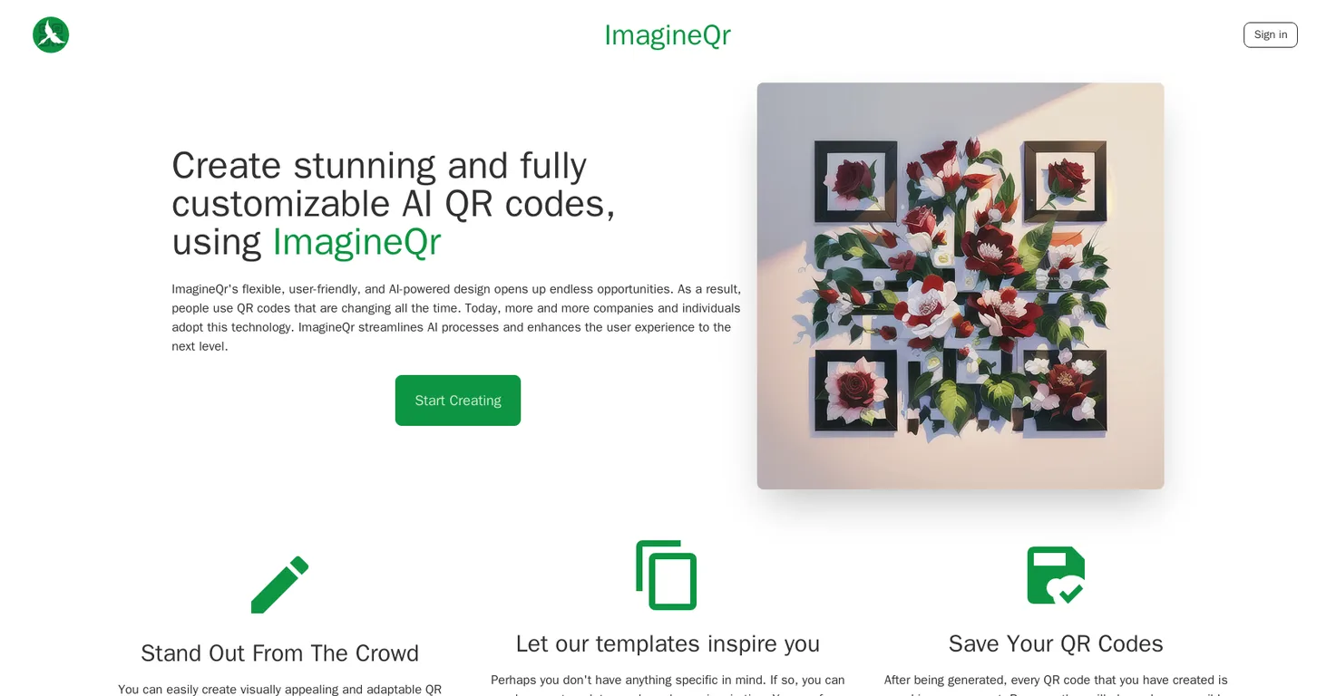 ImagineQR screenshot