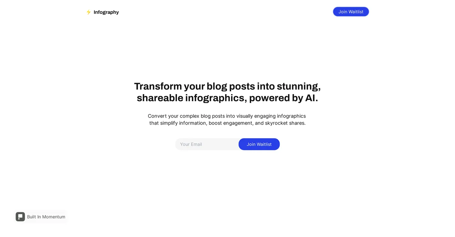 Infography screenshot
