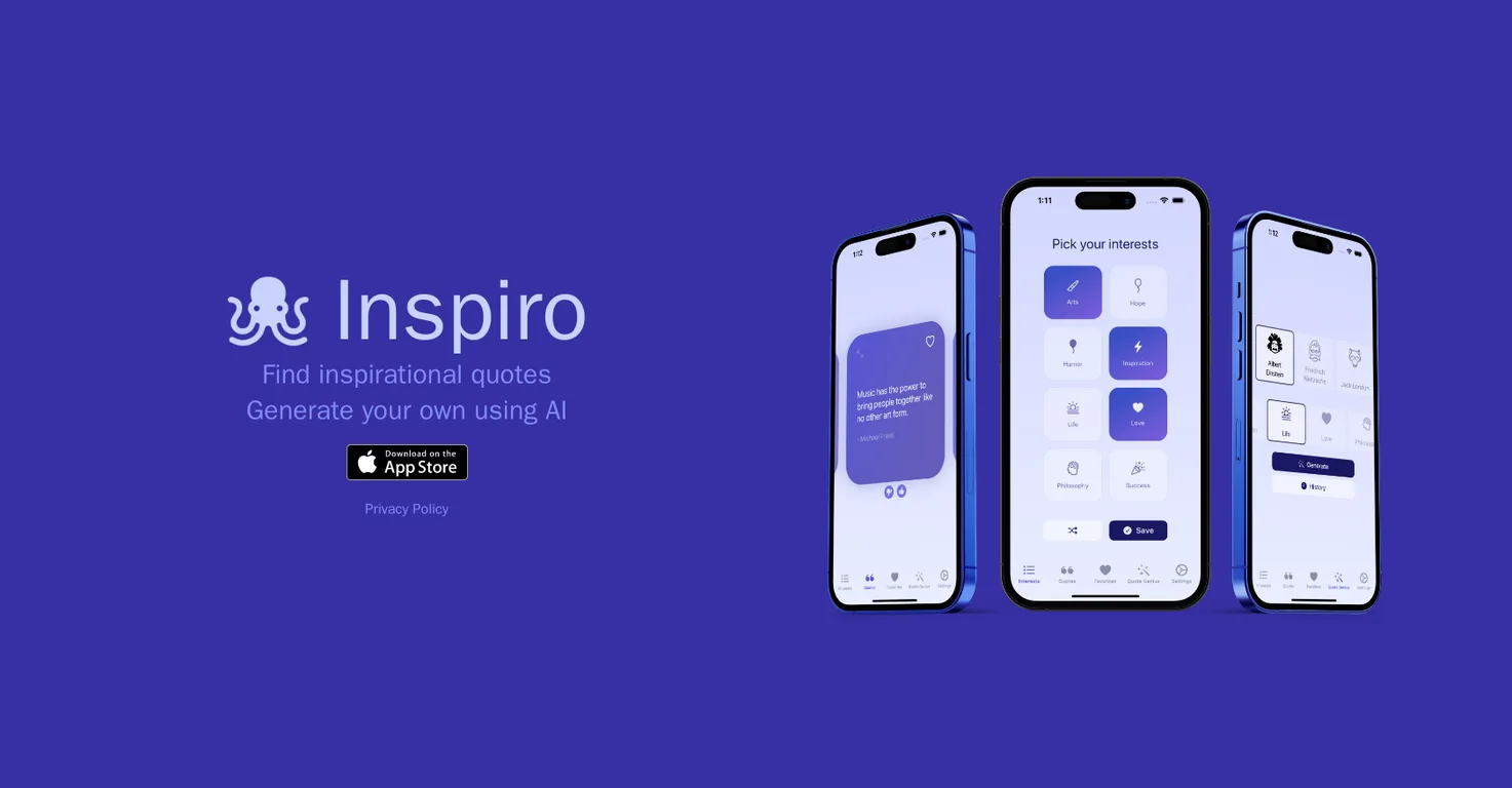 Inspiro screenshot