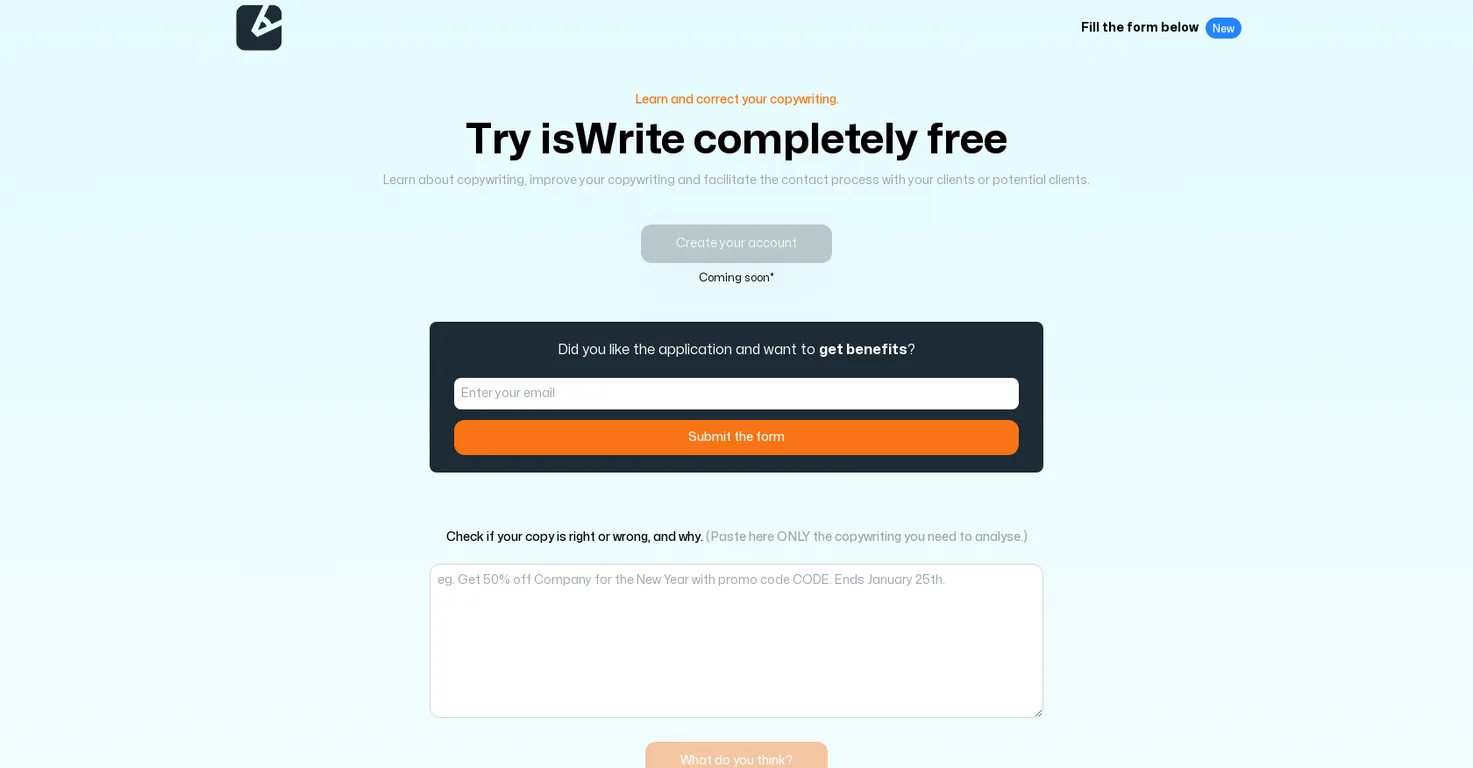 isWrite screenshot