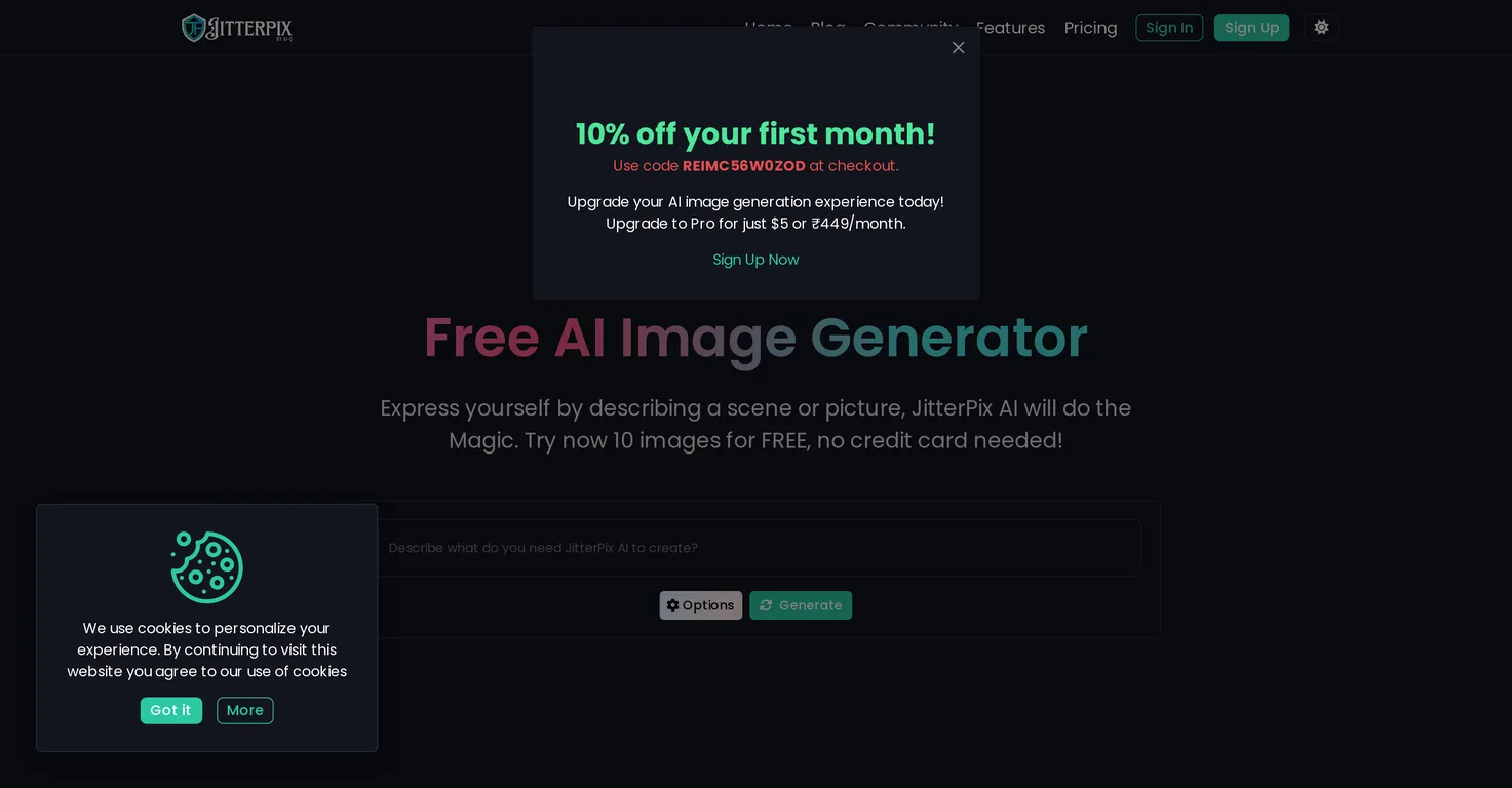 JitterPix screenshot