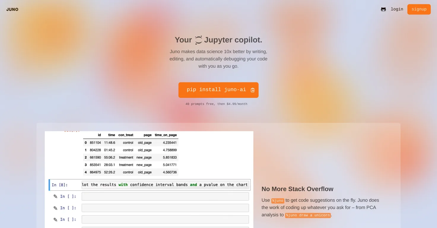 Juno screenshot