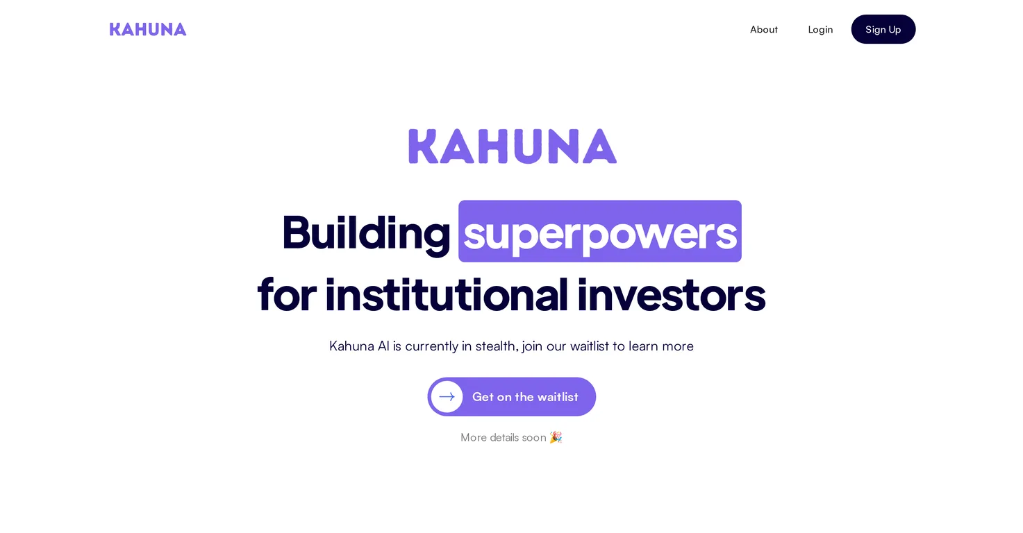 Kahuna screenshot