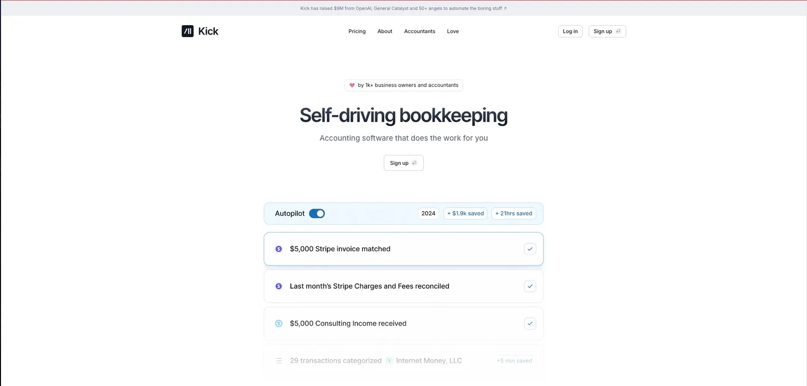 Kick.co screenshot