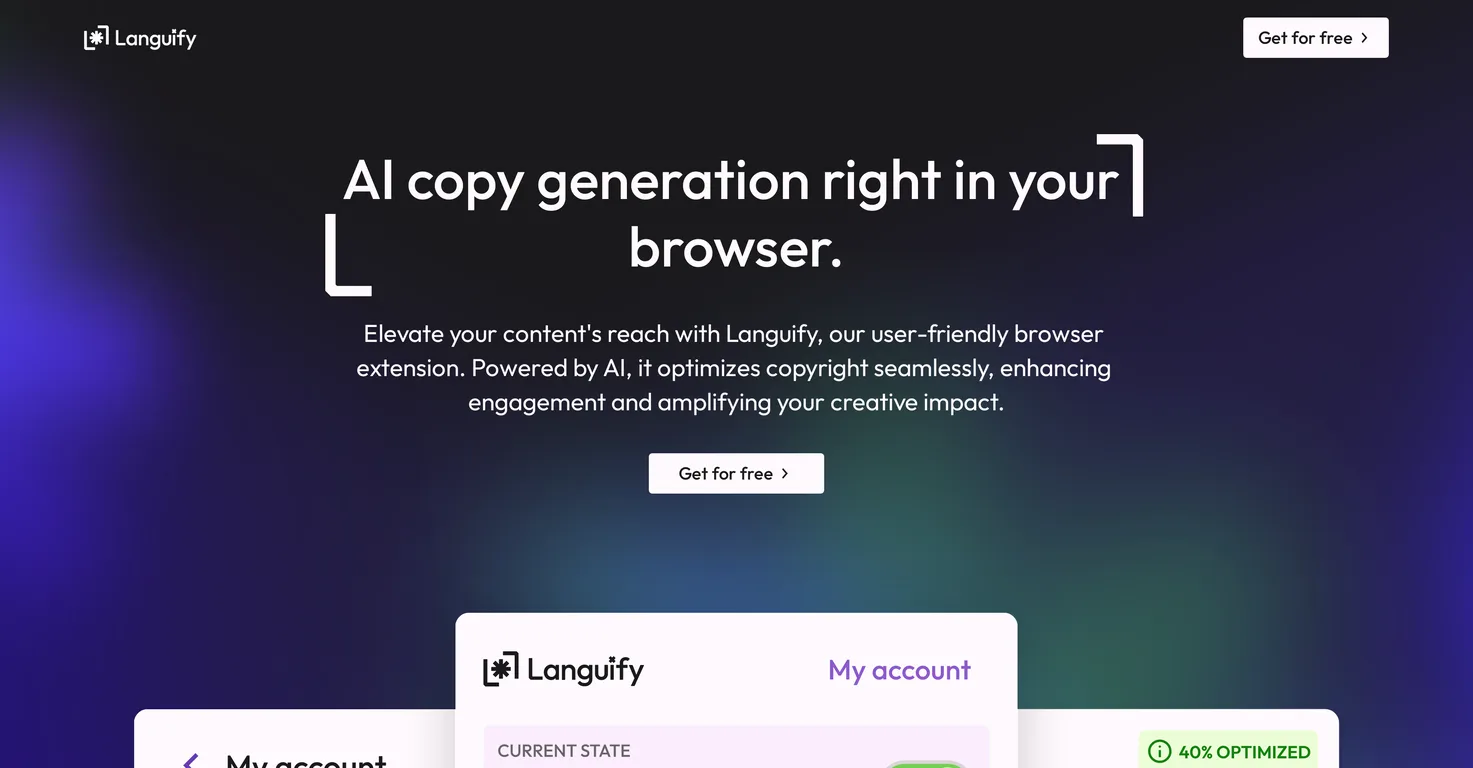 Languify AI screenshot