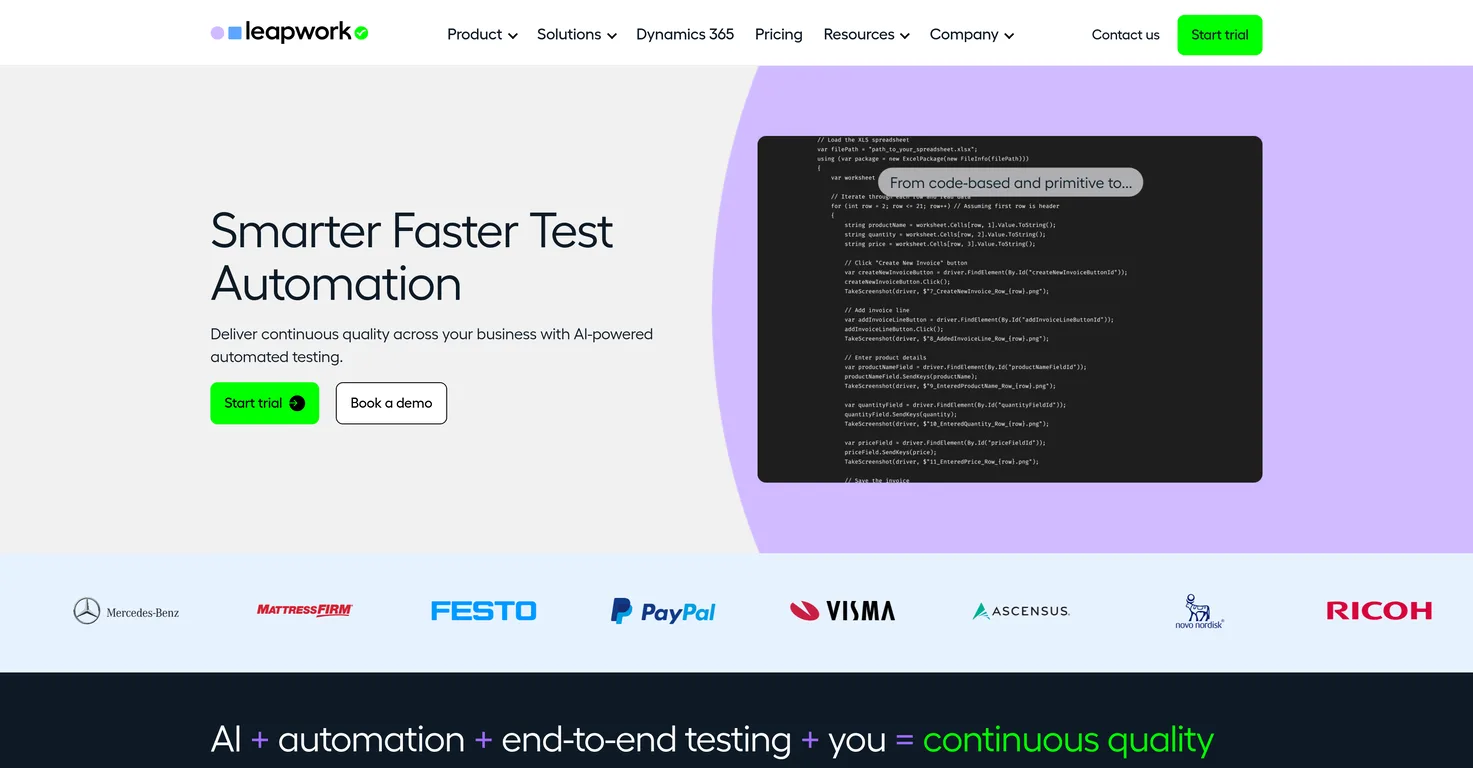 Leapwork screenshot