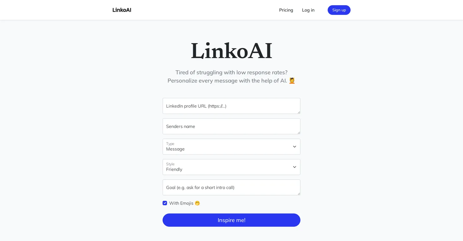 Linkoai screenshot