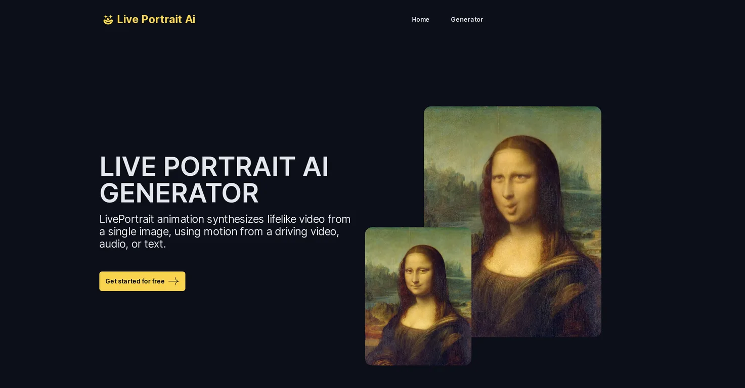 Live Portrait Ai Generator screenshot