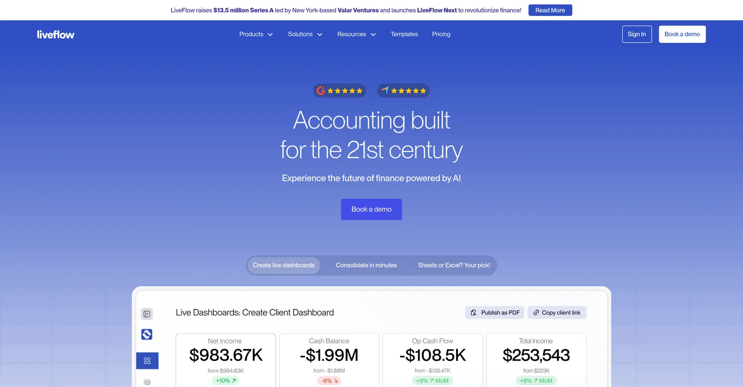 LiveFlow screenshot