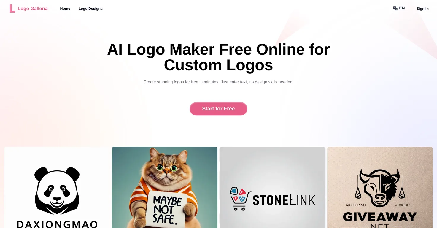 Logo Galleria screenshot